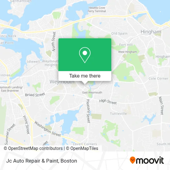 Jc Auto Repair & Paint map