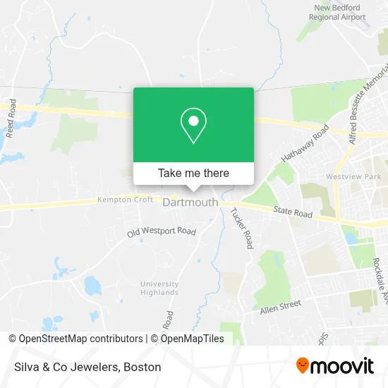 Silva & Co Jewelers map