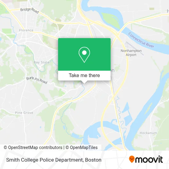 Smith College Police Department map