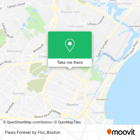 Paws Forever by Flor map