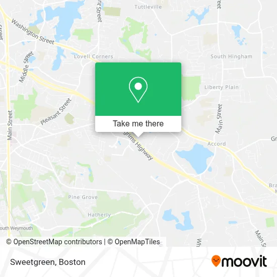 Sweetgreen map