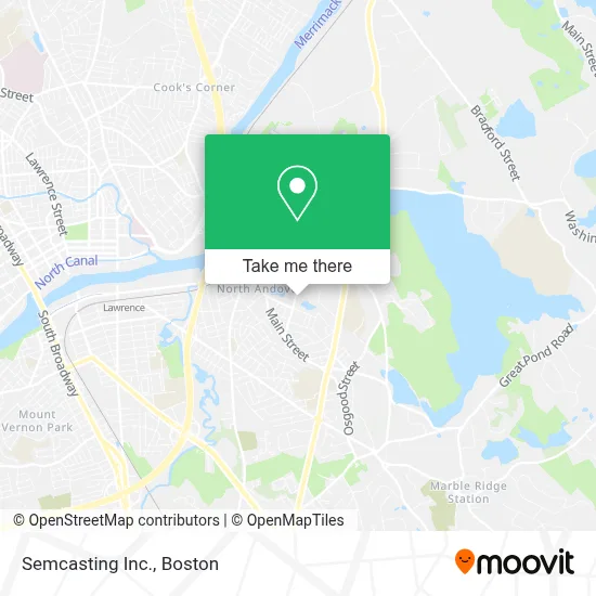 Semcasting Inc. map