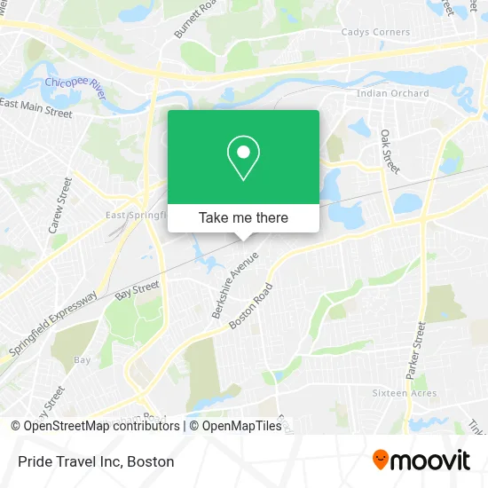Pride Travel Inc map