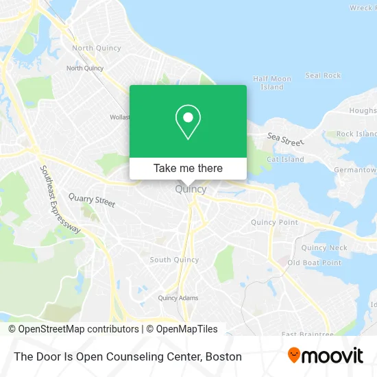 The Door Is Open Counseling Center map