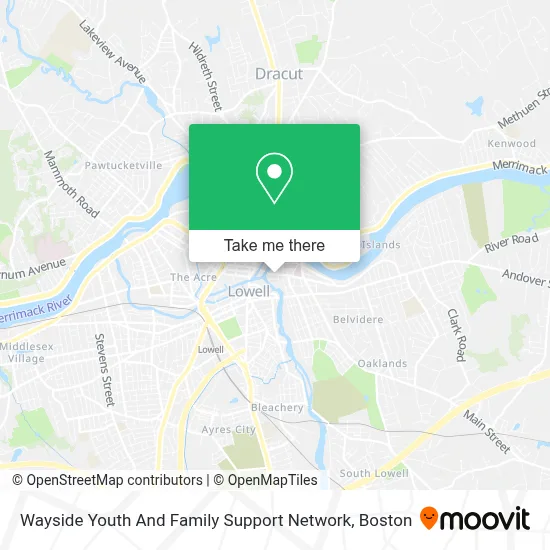 Wayside Youth And Family Support Network map