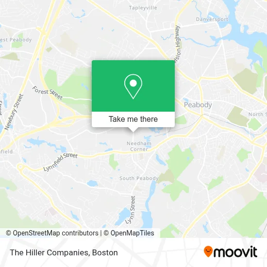 The Hiller Companies map