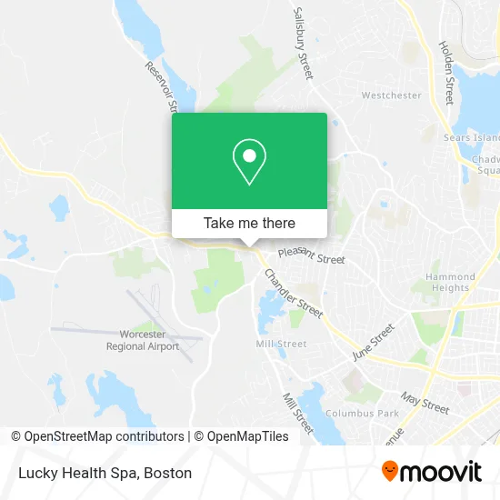 Lucky Health Spa map
