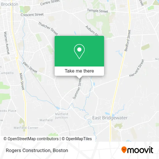 Rogers Construction map