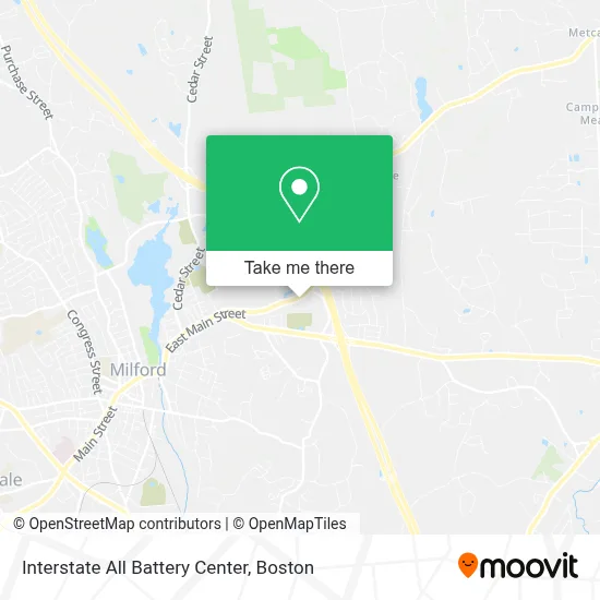 Interstate All Battery Center map