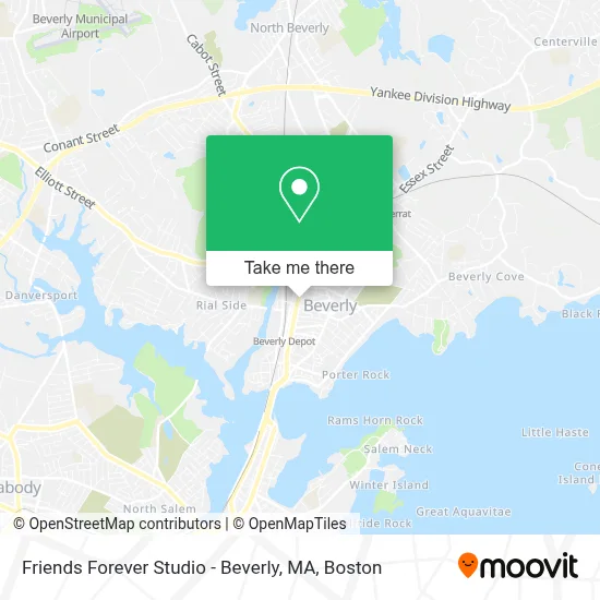 Friends Forever Studio - Beverly, MA map