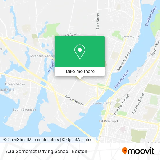 Aaa Somerset Driving School map
