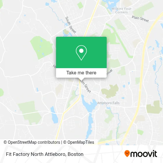 Fit Factory North Attleboro map