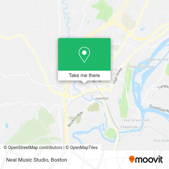 Neal Music Studio map