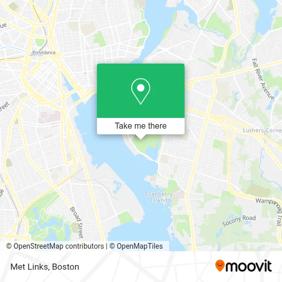 Met Links map