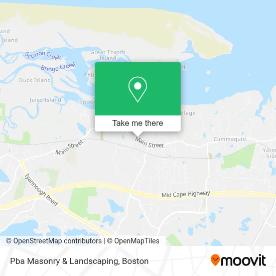 Pba Masonry & Landscaping map