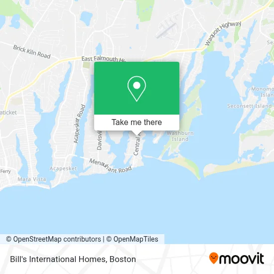 Bill's International Homes map