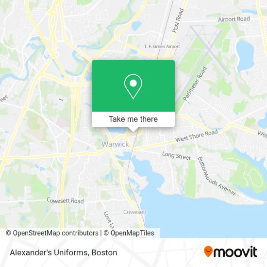 Alexander's Uniforms map