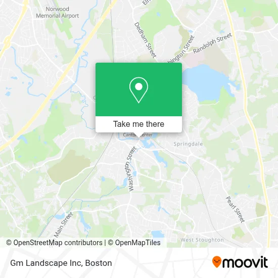 Gm Landscape Inc map