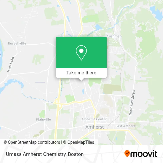 Umass Amherst Chemistry map