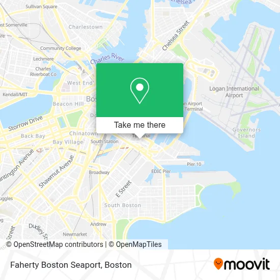 Faherty Boston Seaport map