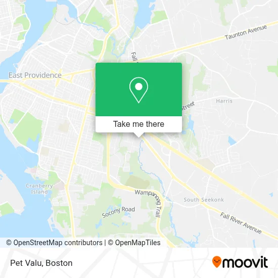Pet Valu map