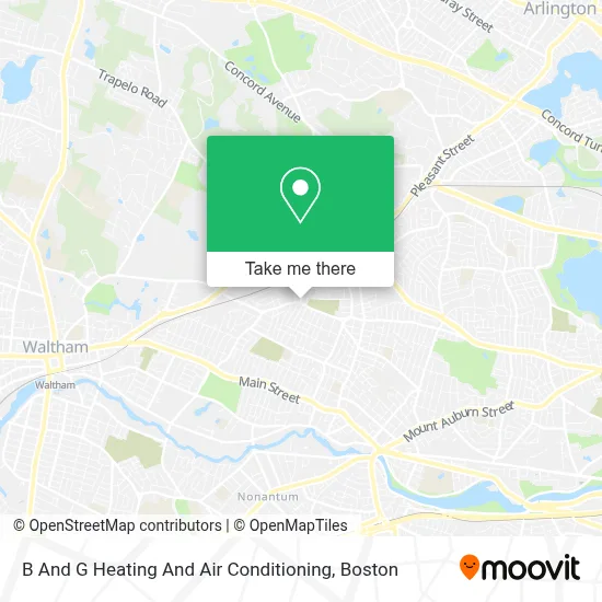 B And G Heating And Air Conditioning map
