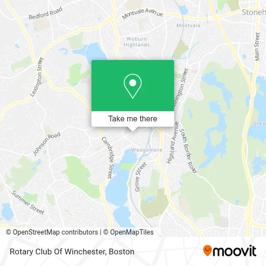 Rotary Club Of Winchester map