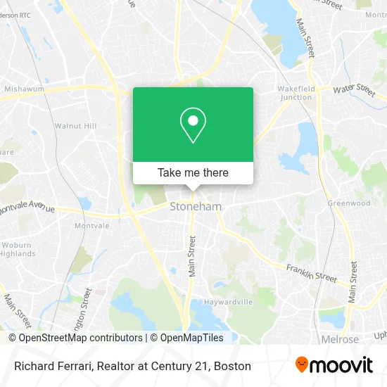 Richard Ferrari, Realtor at Century 21 map
