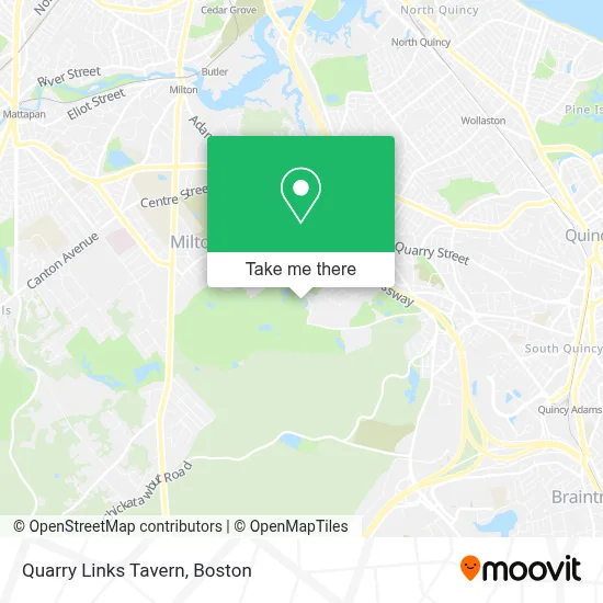 Quarry Links Tavern map