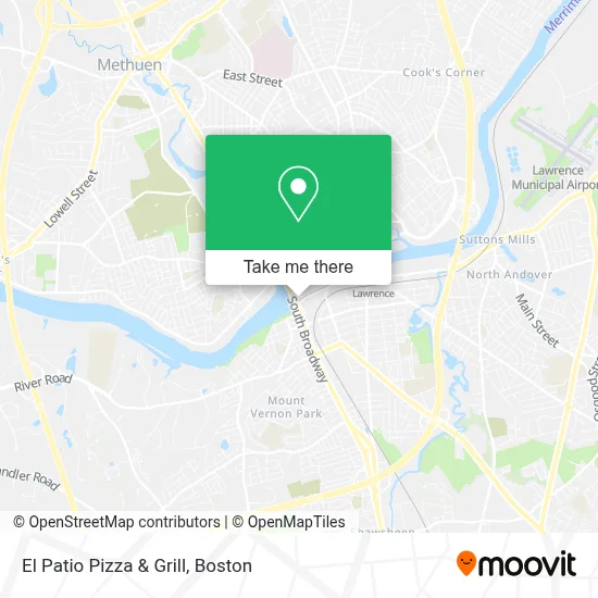 El Patio Pizza & Grill map