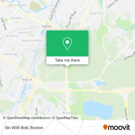 Ski With Bob map