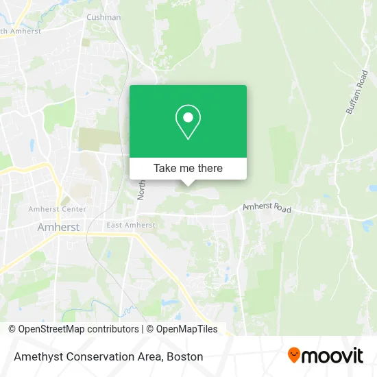 Amethyst Conservation Area map