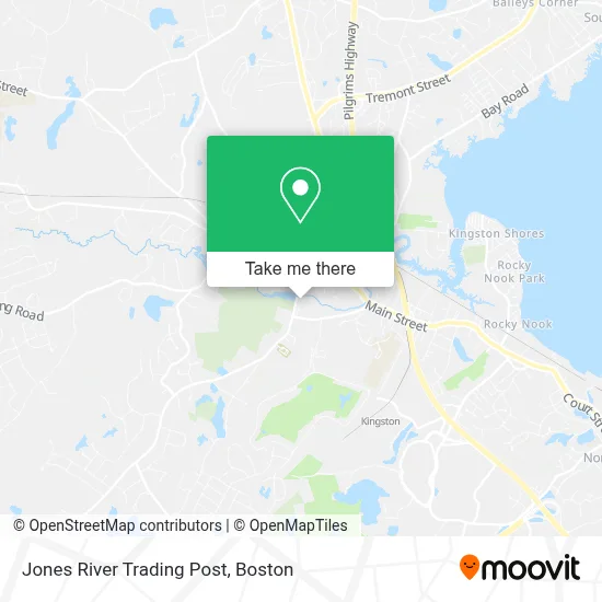 Jones River Trading Post map