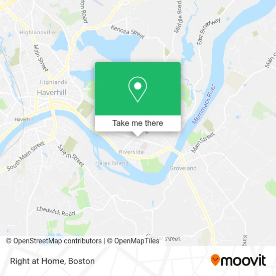 Right at Home map