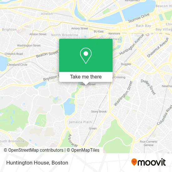 Huntington House map