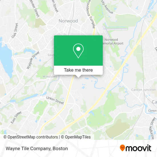 Wayne Tile Company map
