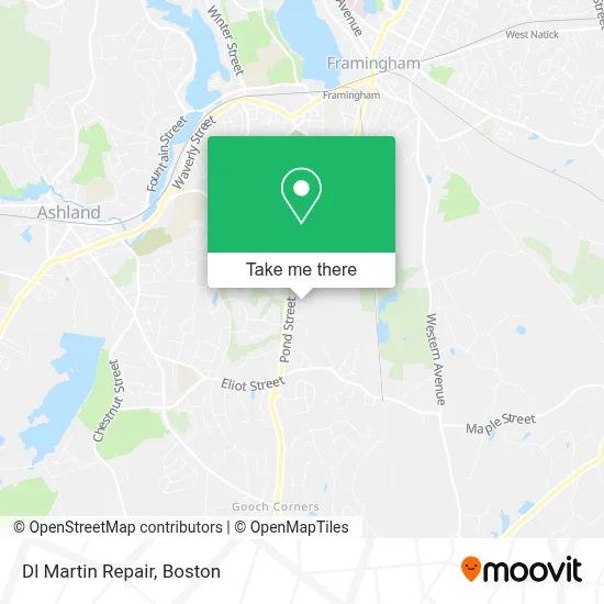 Dl Martin Repair map