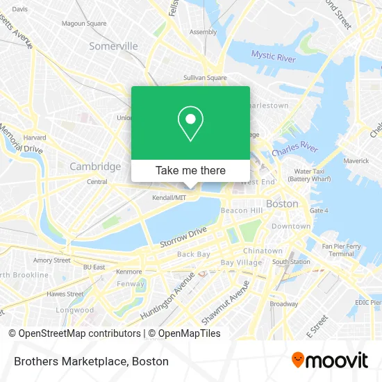 Brothers Marketplace map