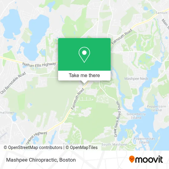 Mashpee Chiropractic map