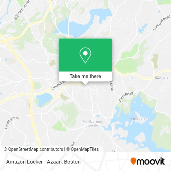 Amazon Locker - Azaan map