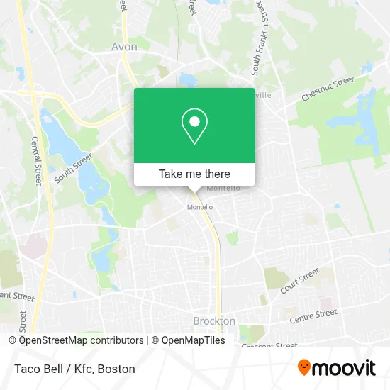 Taco Bell / Kfc map