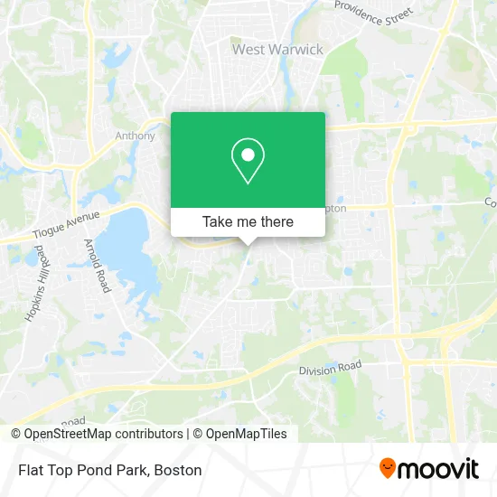 Flat Top Pond Park map