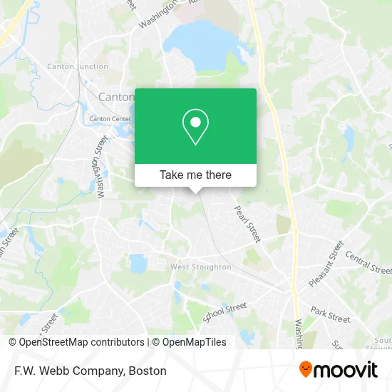F.W. Webb Company map