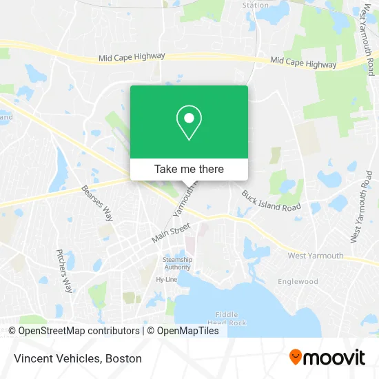 Vincent Vehicles map