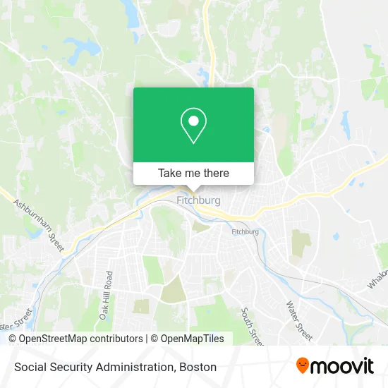 Social Security Administration map