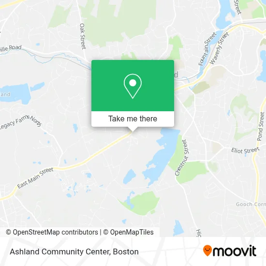 Ashland Community Center map