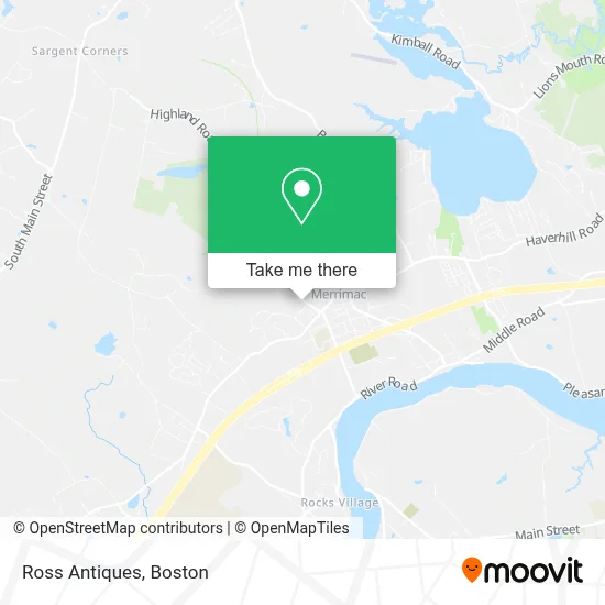 Ross Antiques map