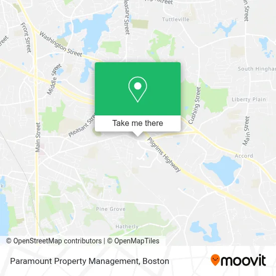 Paramount Property Management map