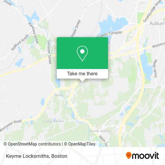 Keyme Locksmiths map