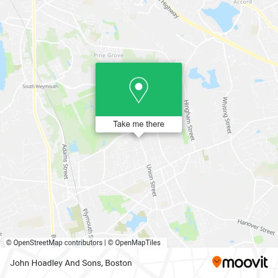 John Hoadley And Sons map
